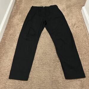 Rag & Bone Linen Blend Dress Pants Size 0 Inseam 26” Black Spring Summer